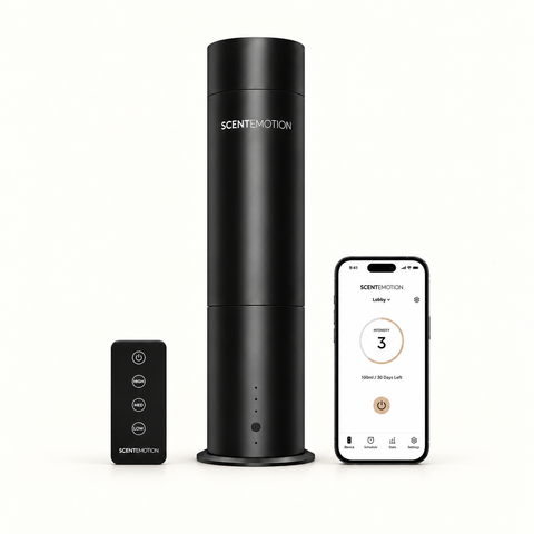 The SCENTPRO Tower diffuser.